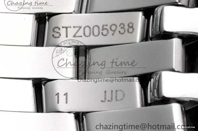 0503 Casual De Ville SS DIWF 1:1 Best Edition White Dial RG Markers on SS Bracelet MIYOTA 7847